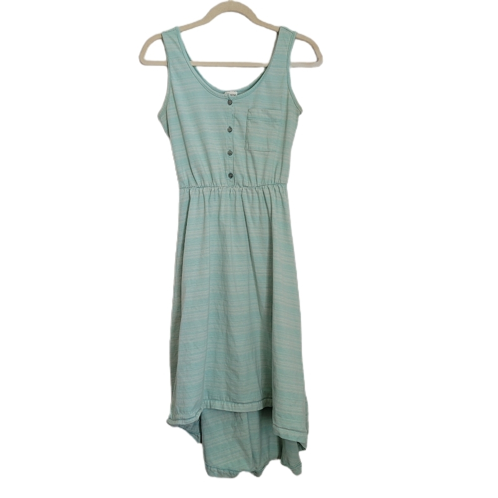 Merona Dress S Small Mint Stripe Sleeveless Midi